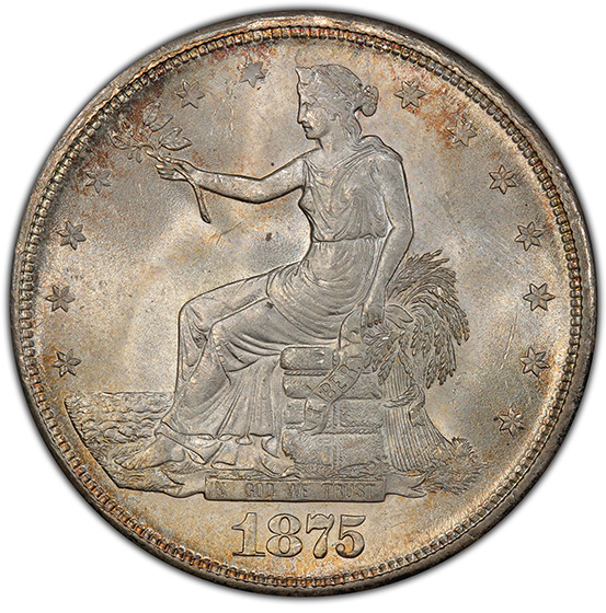 Picture of 1875-S TRADE T$1 MS65+ 