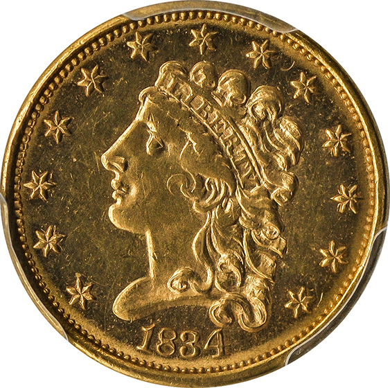 Picture of 1834 CLASSIC HEAD $2.5 MS61 