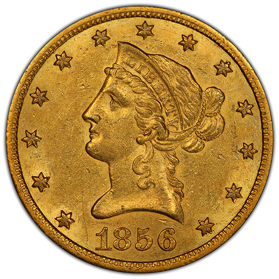 1854-O $10 Large Date (Regular Strike) Liberty Head $10 - PCGS