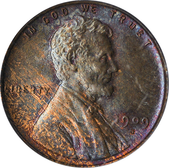 Picture of 1909-S VDB LINCOLN BRONZE 1C MS65 Brown