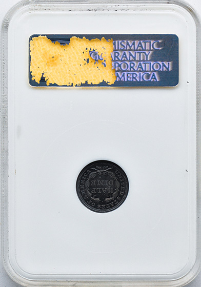 Picture of 1858 LIBERTY SEATED H10C PR67 