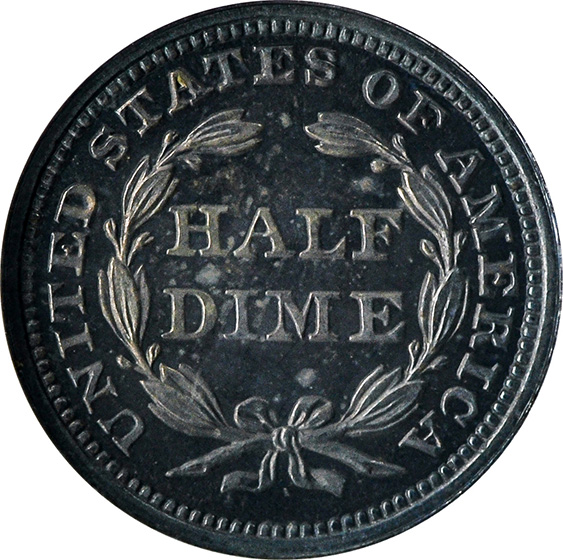 Picture of 1858 LIBERTY SEATED H10C PR67 