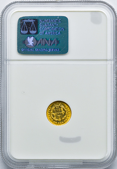 Picture of 1853-C GOLD G$1, TYPE 1 MS64 