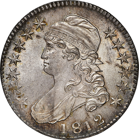 Picture of 1812 CAPPED BUST 50C MS66 