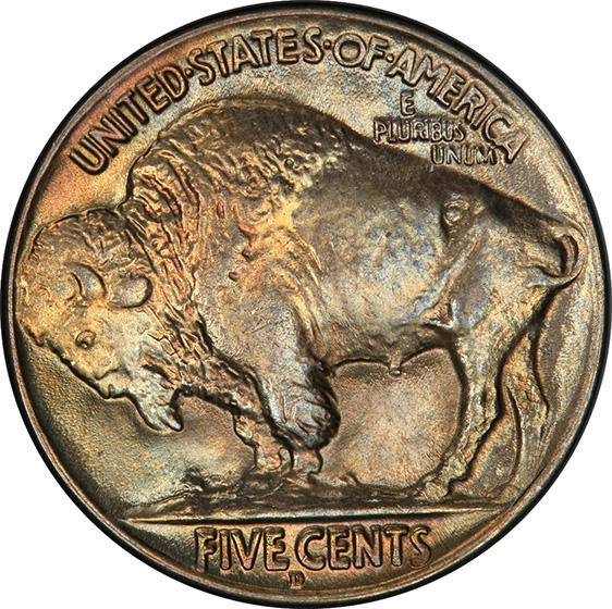 Picture of 1925-D BUFFALO 5C MS66 
