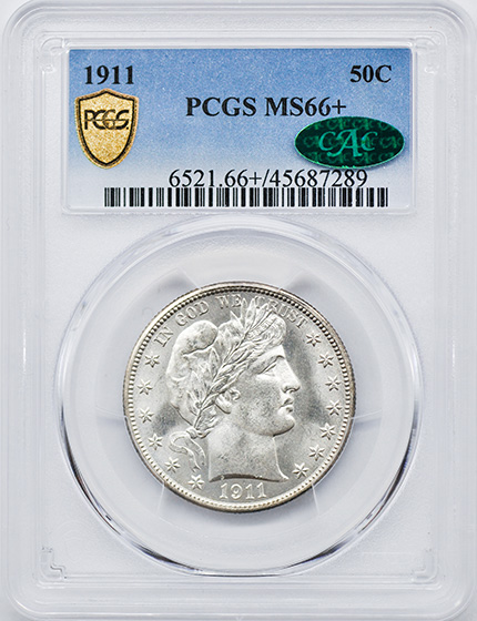 Picture of 1911 BARBER 50C MS66+ 