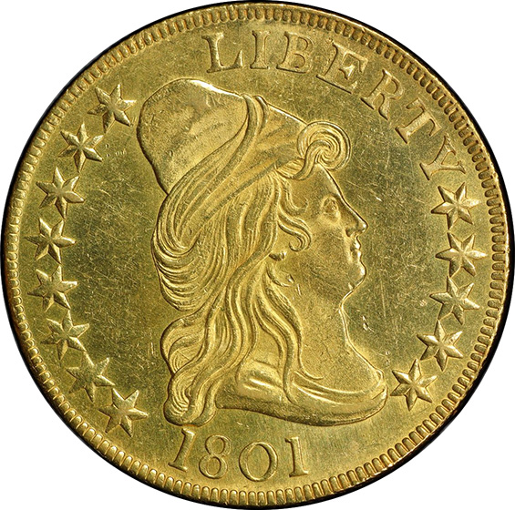 Picture of 1801 DRAPED BUST $10 MS63 