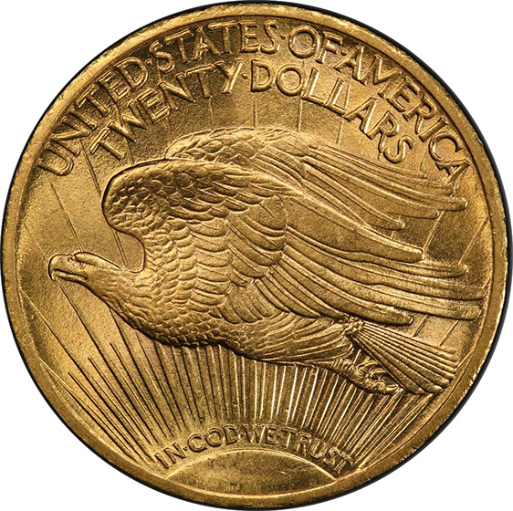 Picture of 1911 ST. GAUDENS $20 MS66 