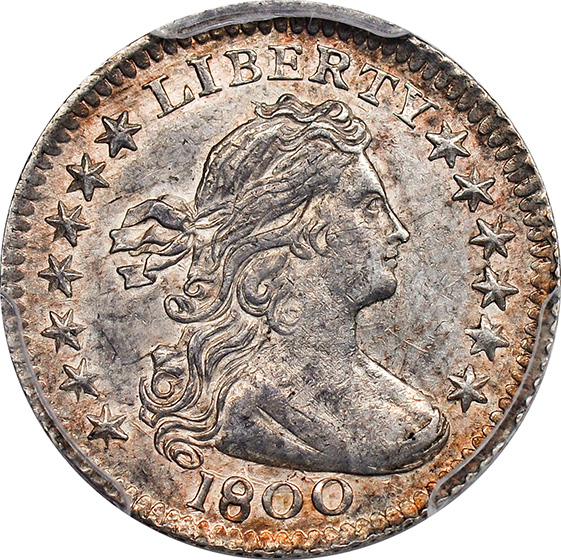 Picture of 1800 DRAPED BUST H10C MS62 