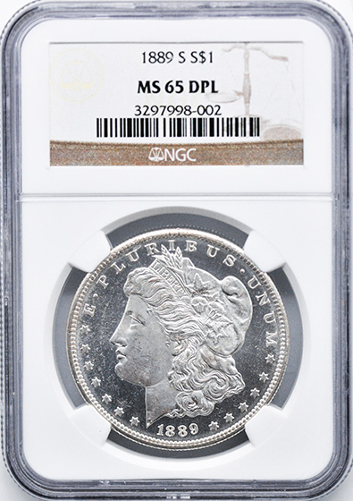 Picture of 1889-S MORGAN S$1 MS65 DMPL