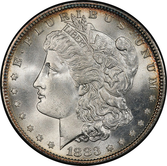 Picture of 1883 MORGAN S$1 MS67+ 