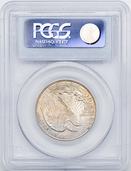Picture of 1917-S WALKING LIBERTY 50C, OBVERSE MS65 