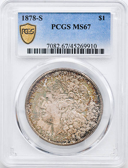Picture of 1878-S MORGAN S$1 MS67 