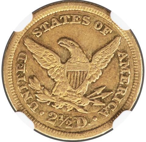1841 LIBERTY HEAD $2.5 PR55