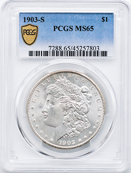 Picture of 1903-S MORGAN S$1 MS65 