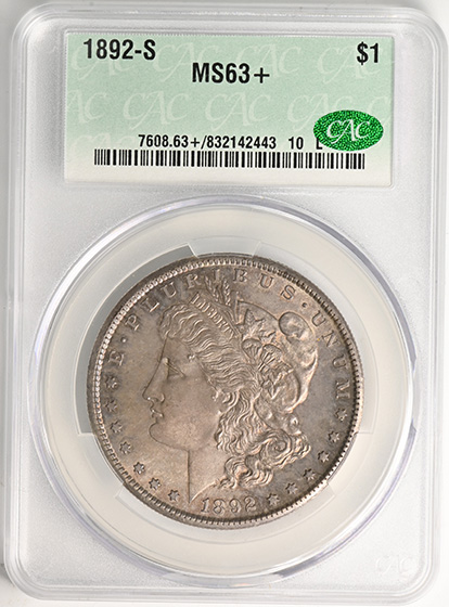 Picture of 1892-S MORGAN S$1 MS63 