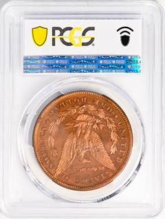 Picture of 1878 MORGAN $1 J-1553, J-1553 PR65+ Red Brown