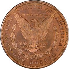 Picture of 1878 MORGAN $1 J-1553, J-1553 PR65+ Red Brown