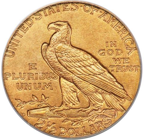 1911-D INDIAN $2.5 MS65