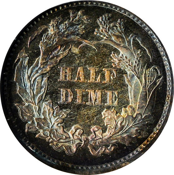 Picture of 1870 LIBERTY SEATED H10C PR68 