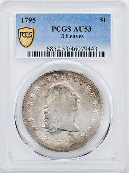 Picture of 1795 FLOWING HAIR $1, 3 LEAVES AU53 