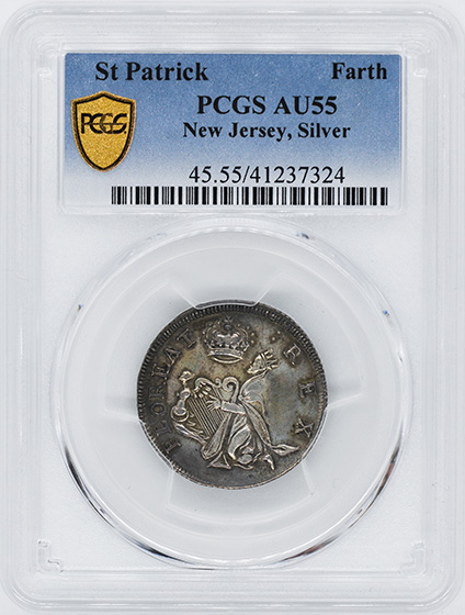 Picture of ST PATRICK NEW JERSEY, SILVER FARTH AU55 