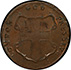 Picture of ELEPHANT LONDON, THIN 1/2 P MS65 Brown
