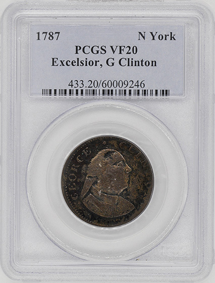 Picture of 1787 EXCELSIOR, G CLINTON N YORK VF20 Brown