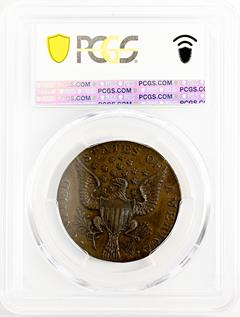 Picture of 1792 WASH GETZ, SM EAGLE CENT MS62 Brown