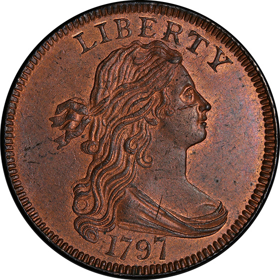 1797 DRAPED BUST 1C
