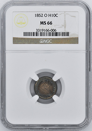 Picture of 1852-O LIBERTY SEATED H10C MS66 