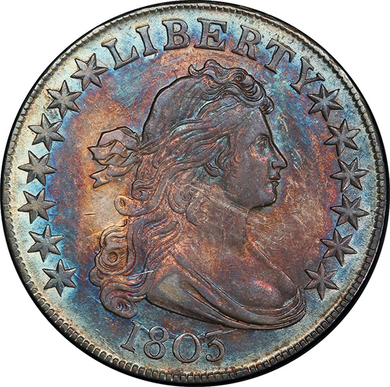 1803 DRAPED BUST 50C