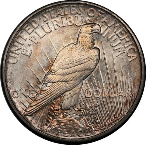 Picture of 1921 PEACE $1, PEACE, SATIN FINISH PR64 