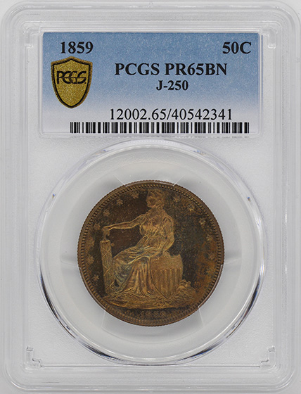 Picture of 1859 50C J-250 PR65 Brown