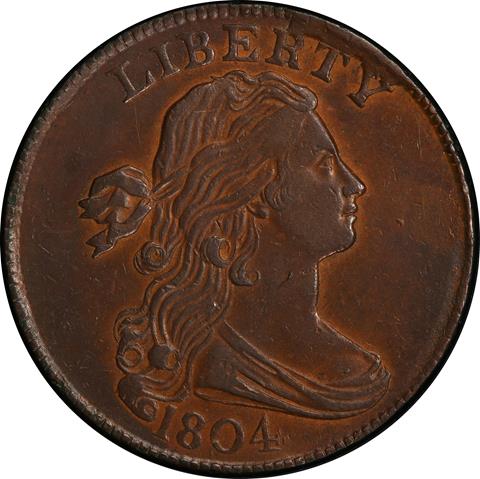1804 DRAPED BUST 1C