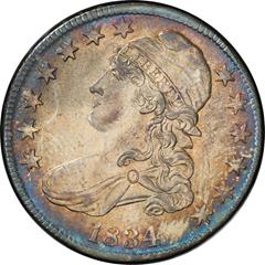 Picture of 1834 CAPPED BUST 50C, LARGE DATE, SMALL LETTERS MS65+ 