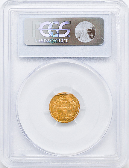 Picture of 1856-D GOLD G$1, TYPE 3 AU55 