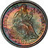 Picture of 1874 LIBERTY SEATED 10C, ARROWS MS67+ 
