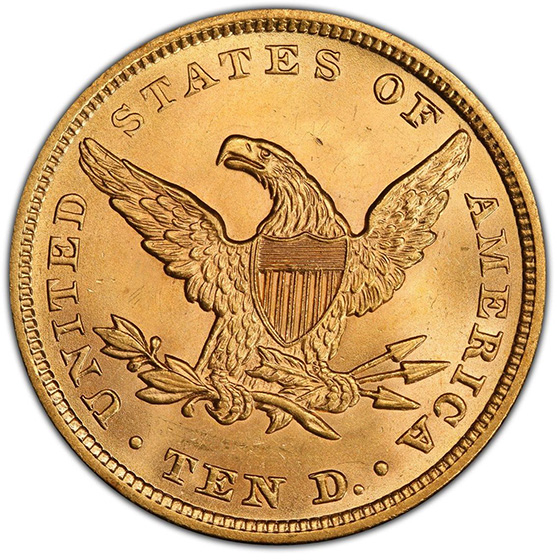 Picture of 1856 LIBERTY HEAD $10 MS63 