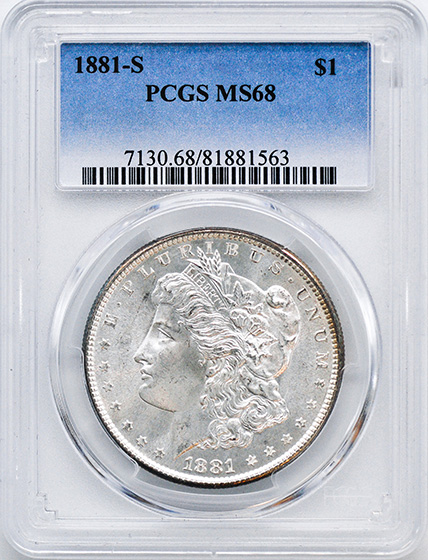 Picture of 1881-S MORGAN S$1 MS68 