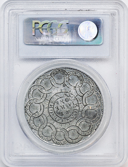 Picture of 1776 EG FECIT, PEWTER $1 MS65 