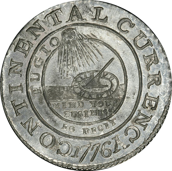 1776 EG FECIT, PEWTER $1