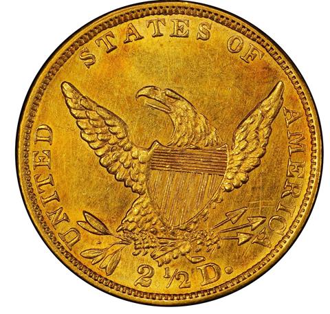 Picture of 1839 CLASSIC HEAD $2.5 MS62 