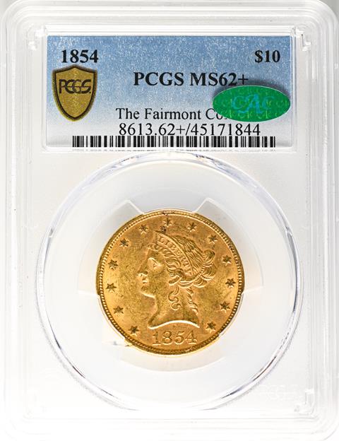 Picture of 1854 LIBERTY HEAD $10 MS62+ 