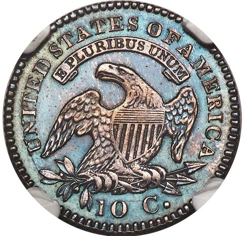 Picture of 1824/2 CAPPED BUST 10C PR65 