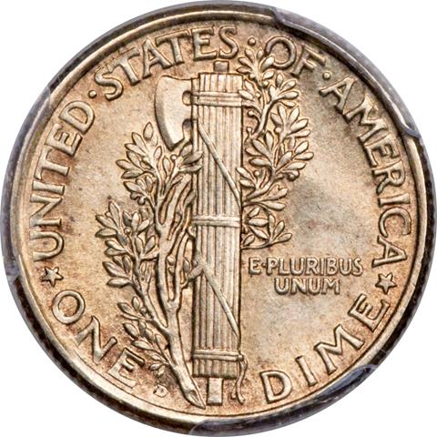 Picture of 1919-D MERCURY 10C MS65 Full Bands