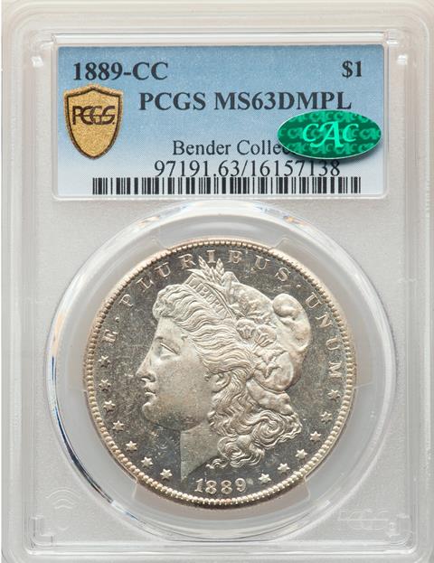 Picture of 1889-CC MORGAN S$1 MS63 DMPL