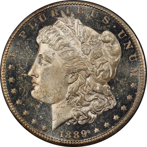 Picture of 1889-CC MORGAN S$1 MS63 DMPL