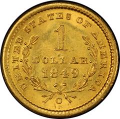 Picture of 1849-O GOLD G$1, TYPE 1 MS65+ 