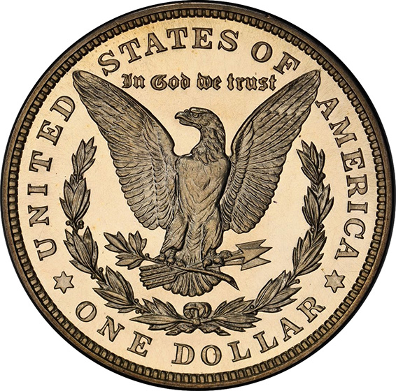 Picture of 1921 MORGAN S$1, CHAPMAN PR64+ 